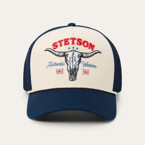 Skull Trucker Hat -STETSON