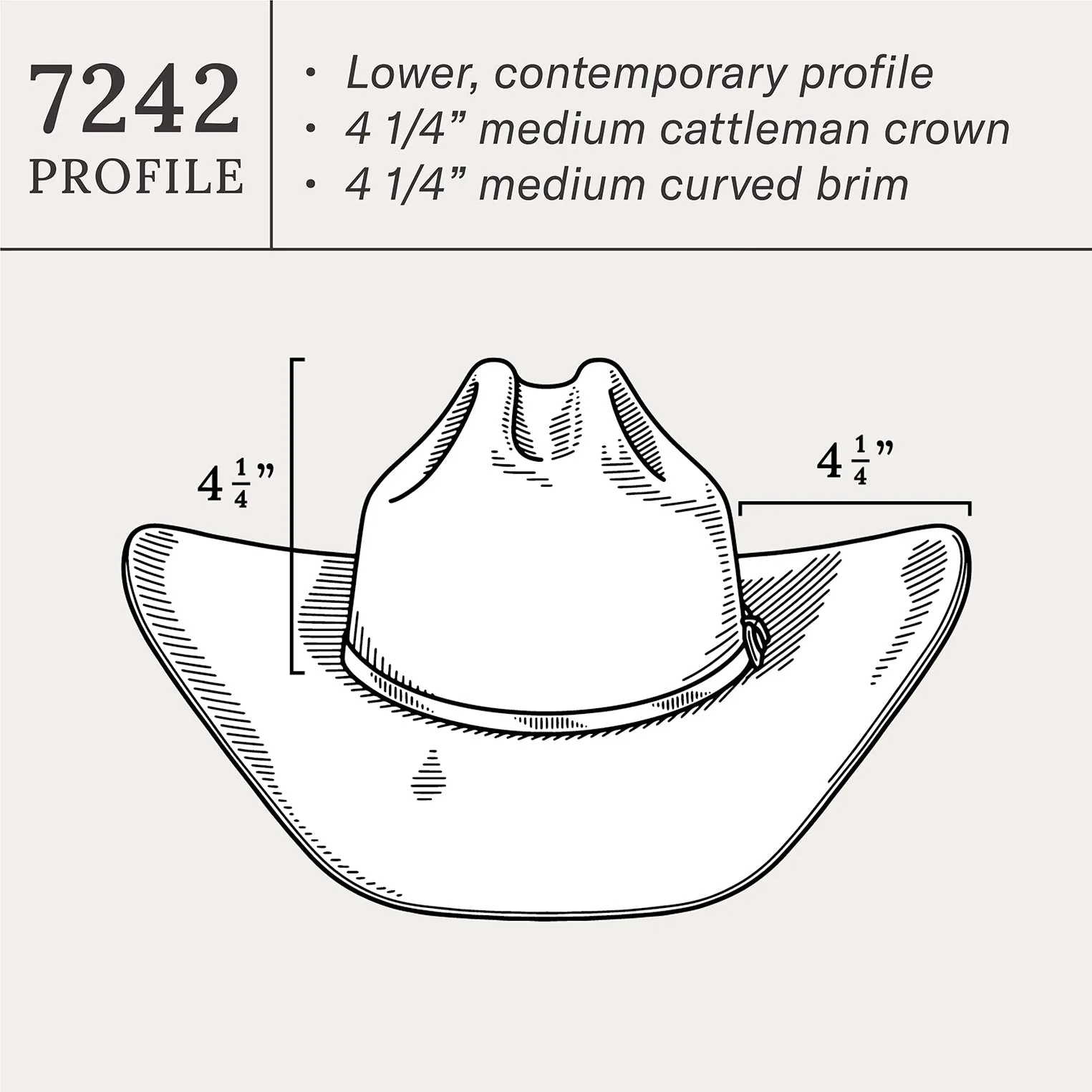 Skyline 7242 6X Cowboy Hat -STETSON