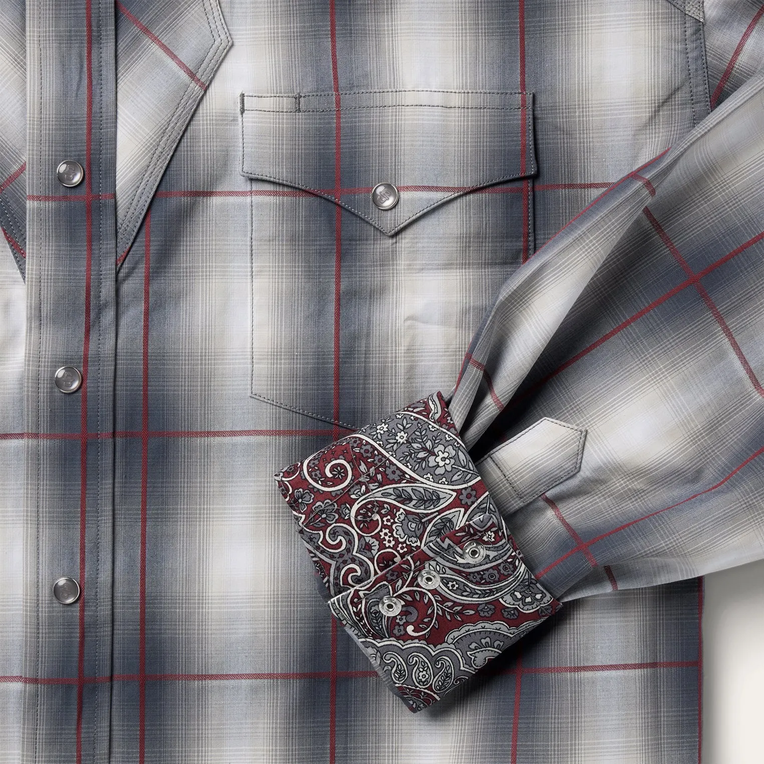 Smoke Ombre Western Shirt -STETSON