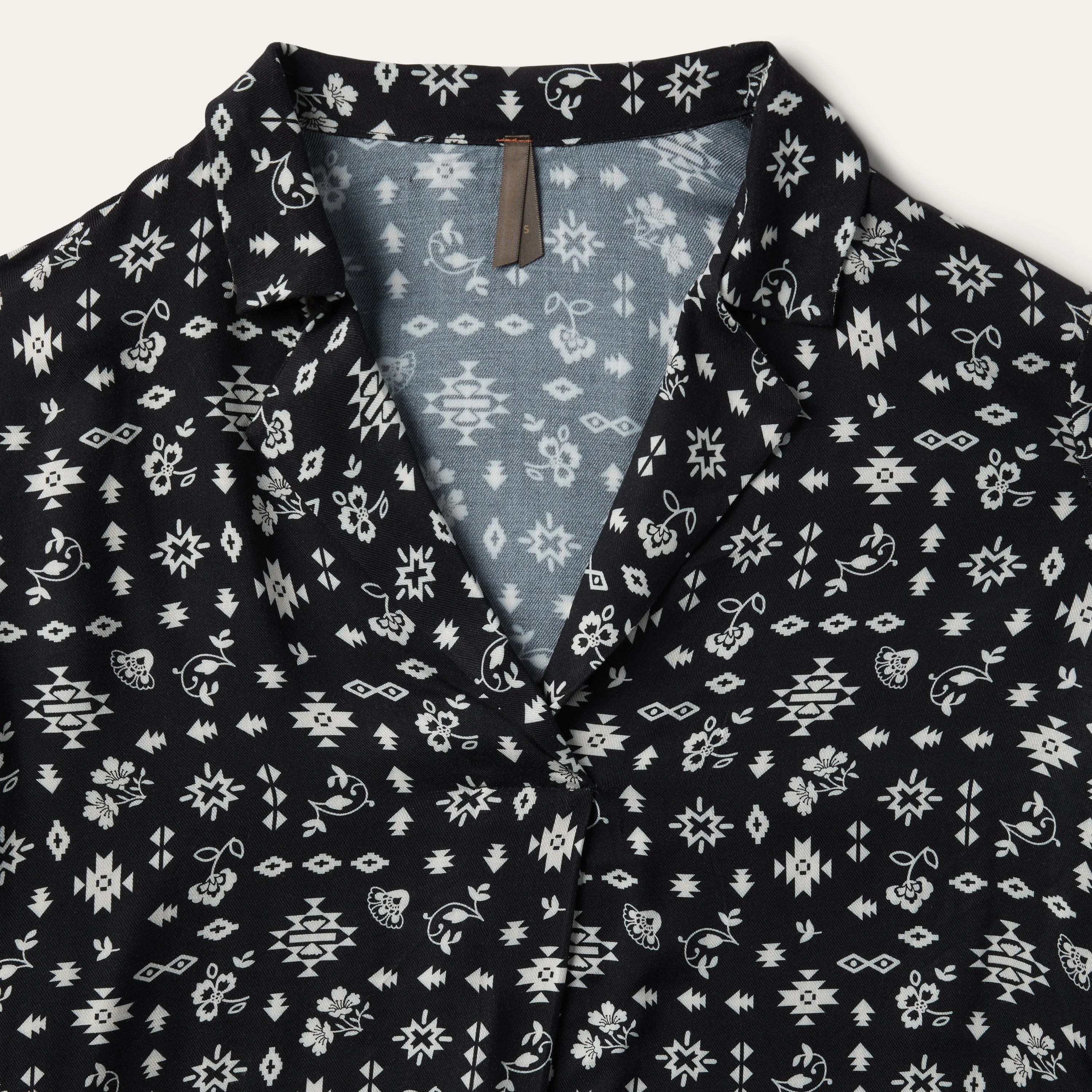 Southwestern Ditzy Print Blouse -STETSON