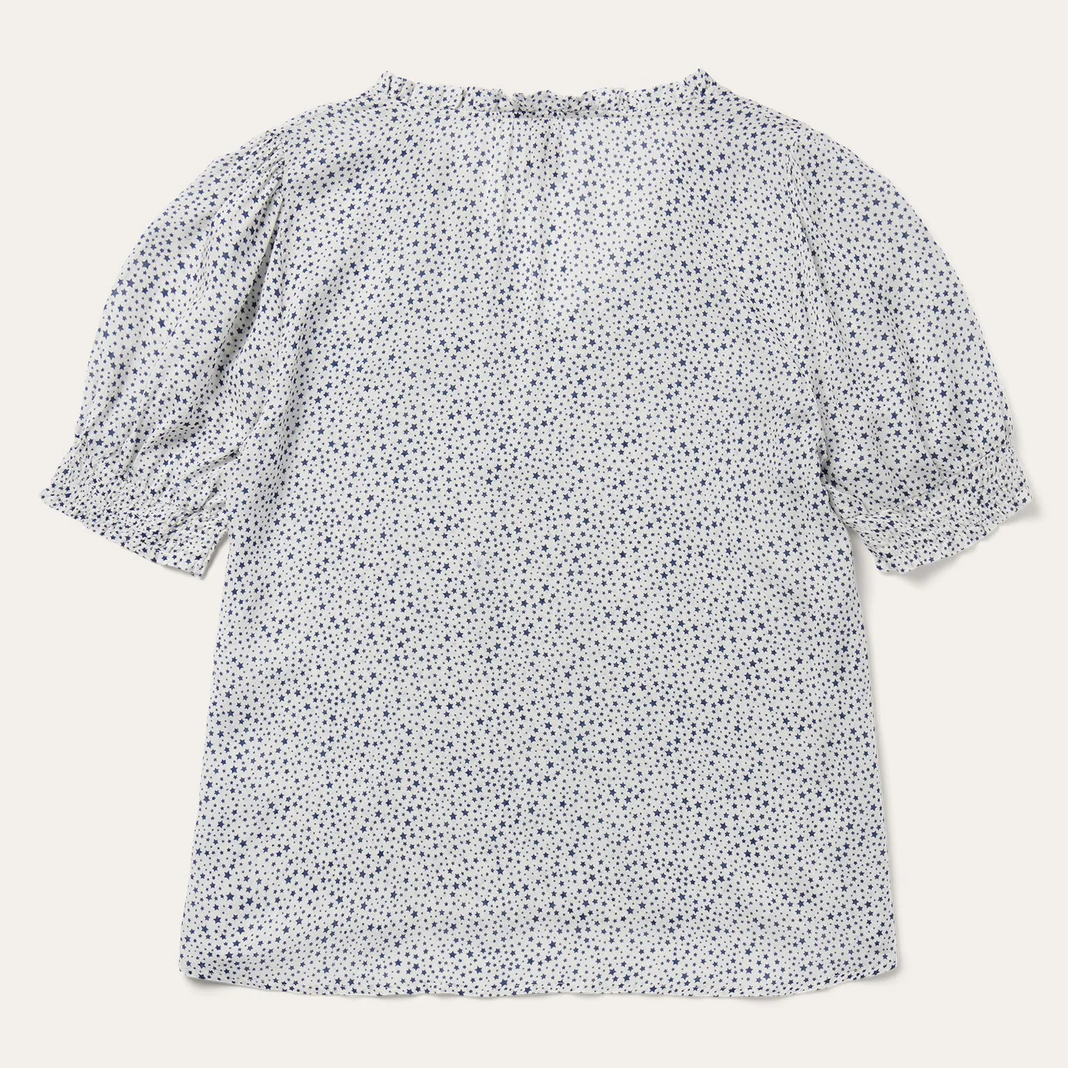 Stars Print Peasant Blouse -STETSON