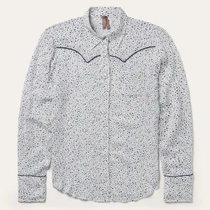 Stars Print Western Shirt -STETSON