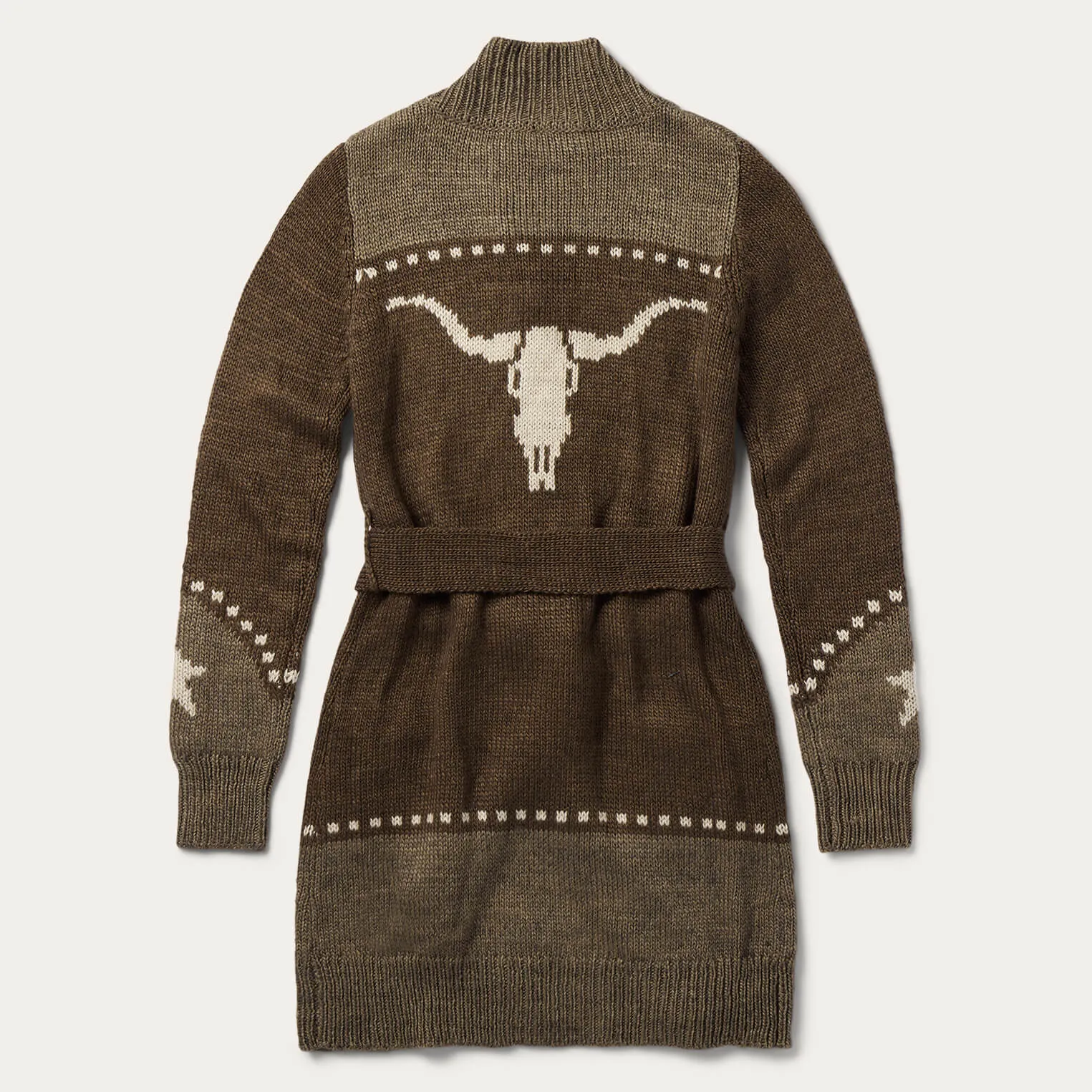 Steer & Star Belted Cardigan -STETSON