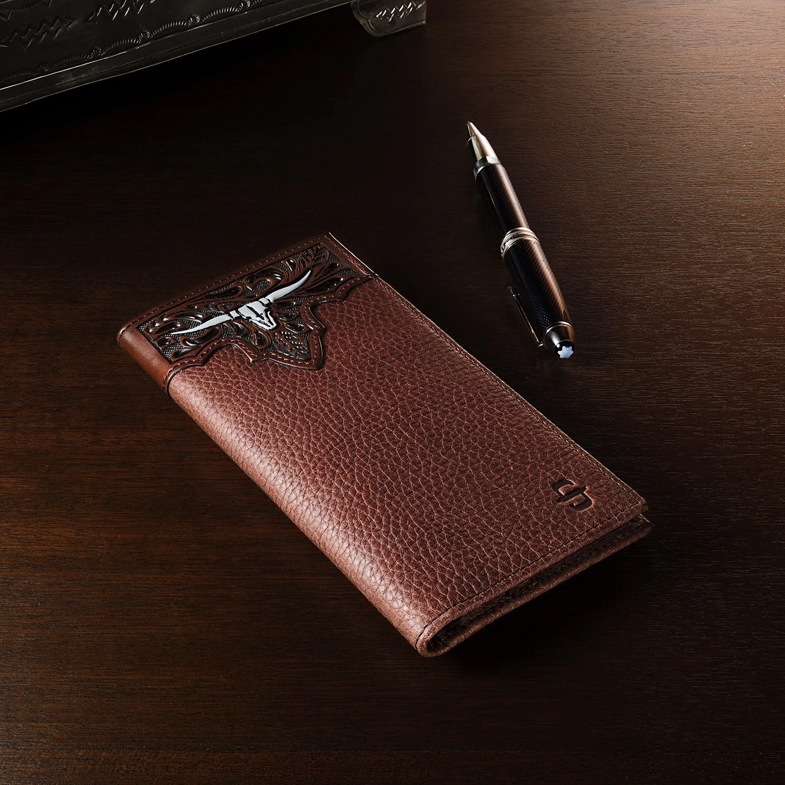 Steer Head Checkbook -STETSON