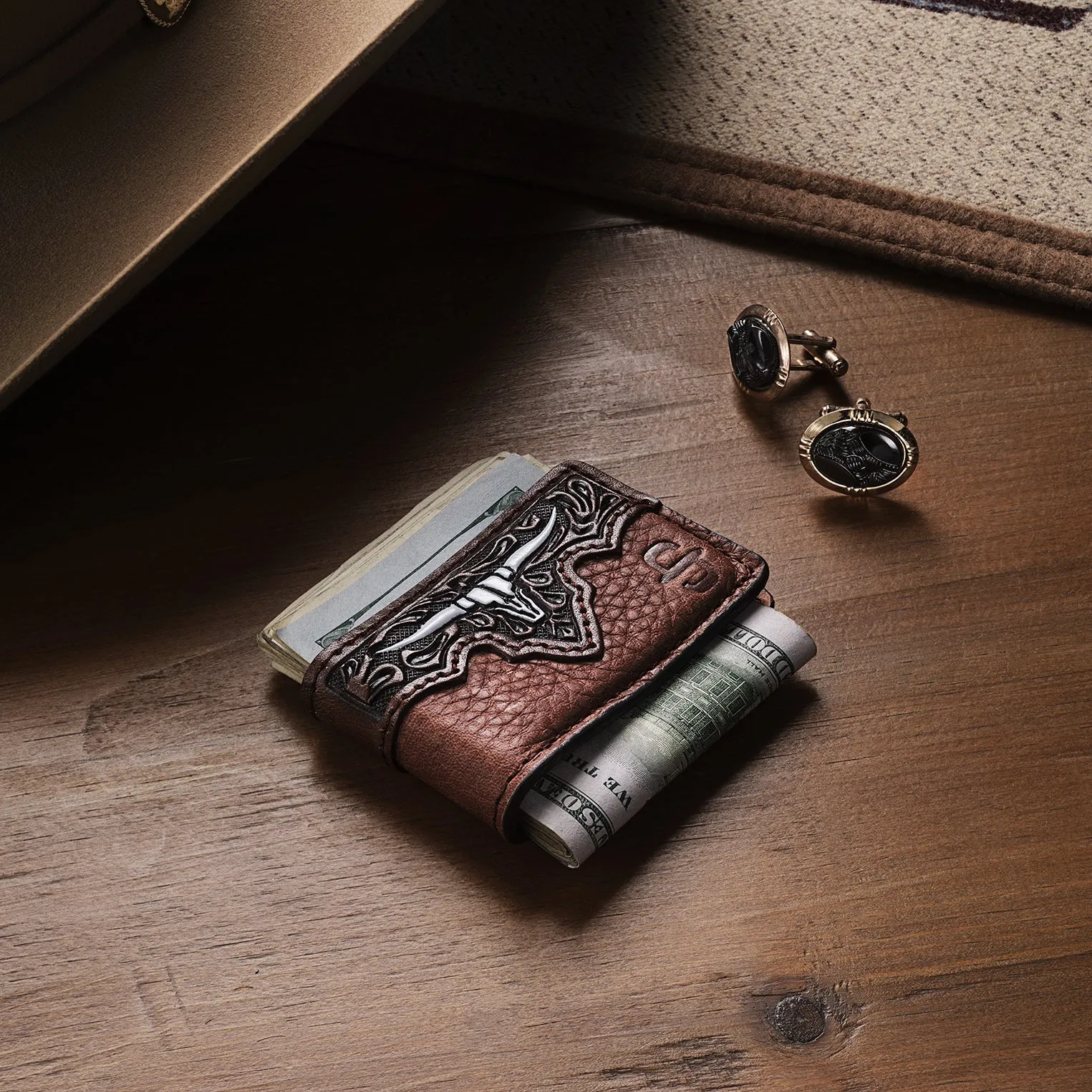 Steer Head Money Clip -STETSON