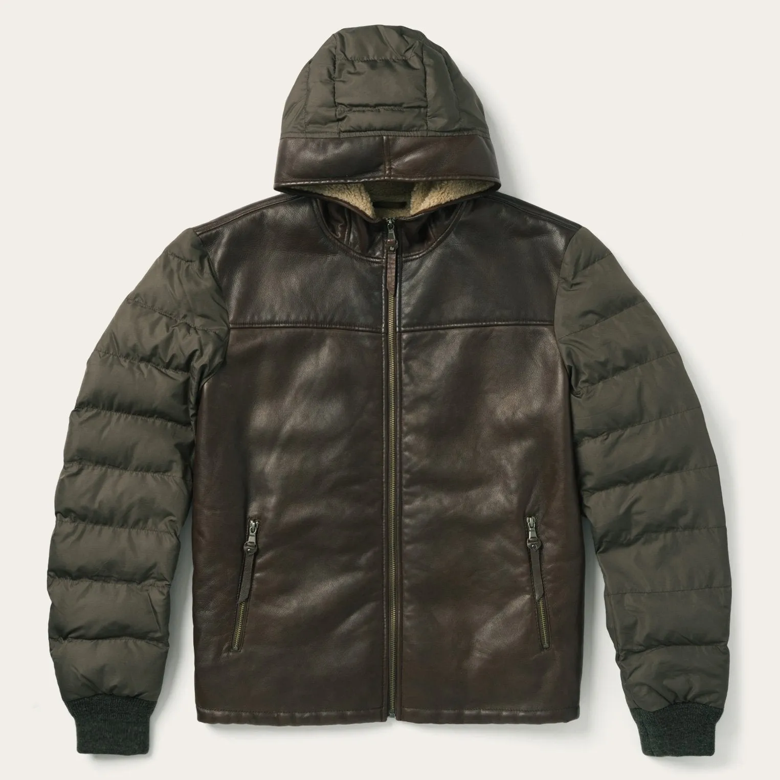 Stetson Hooded Suede Jacket -STETSON