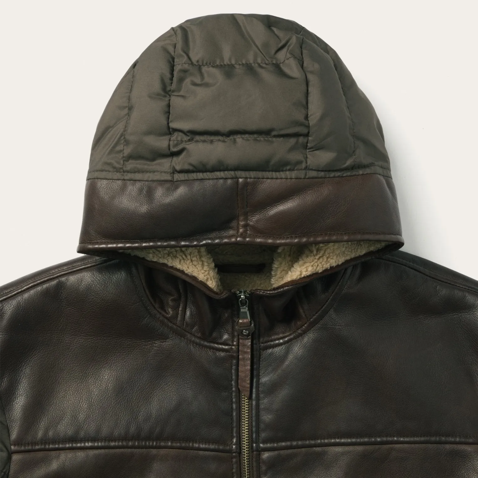 Stetson Hooded Suede Jacket -STETSON