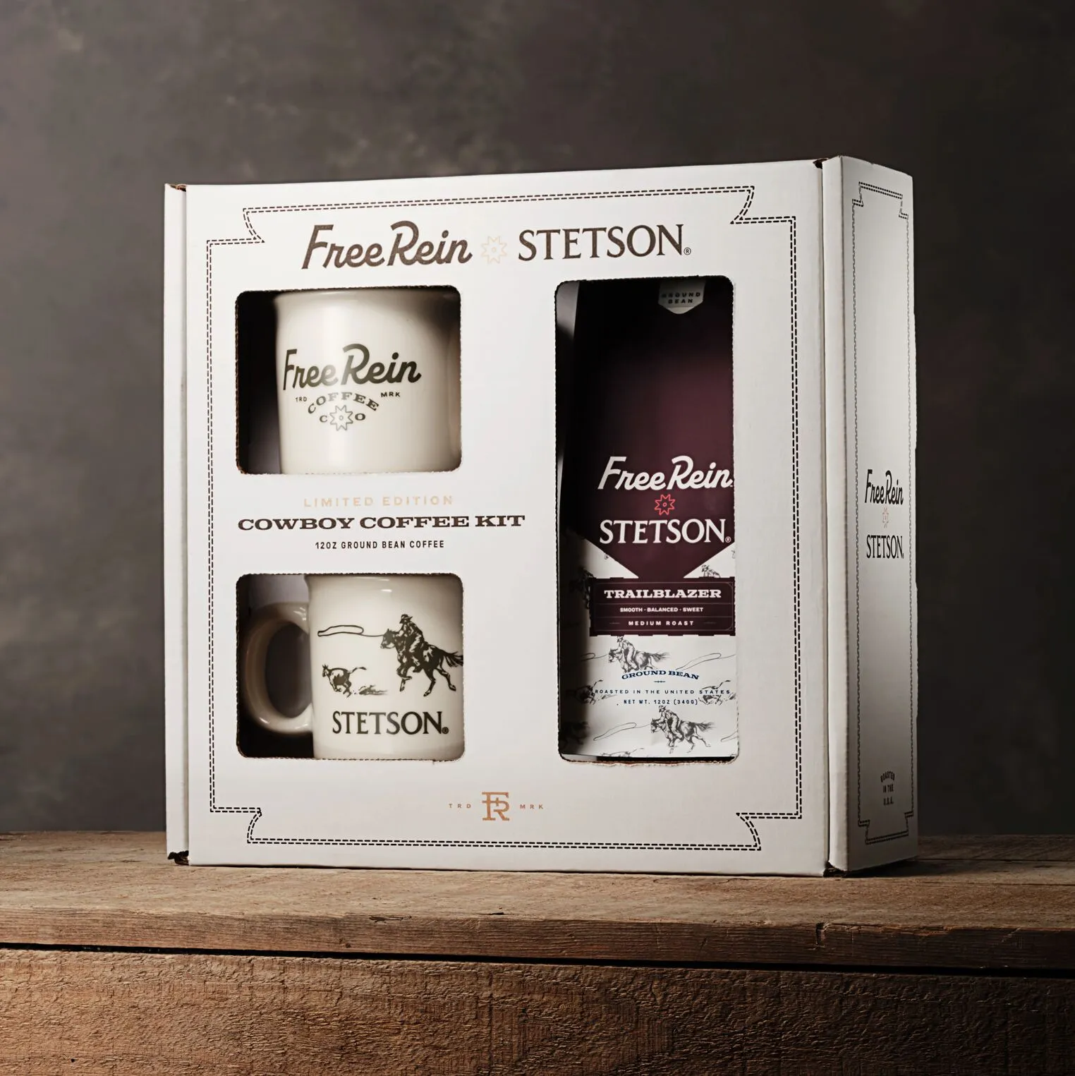 Stetson X Free Rein Cowboy Coffee Kit -STETSON