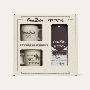Stetson X Free Rein Cowboy Coffee Kit -STETSON