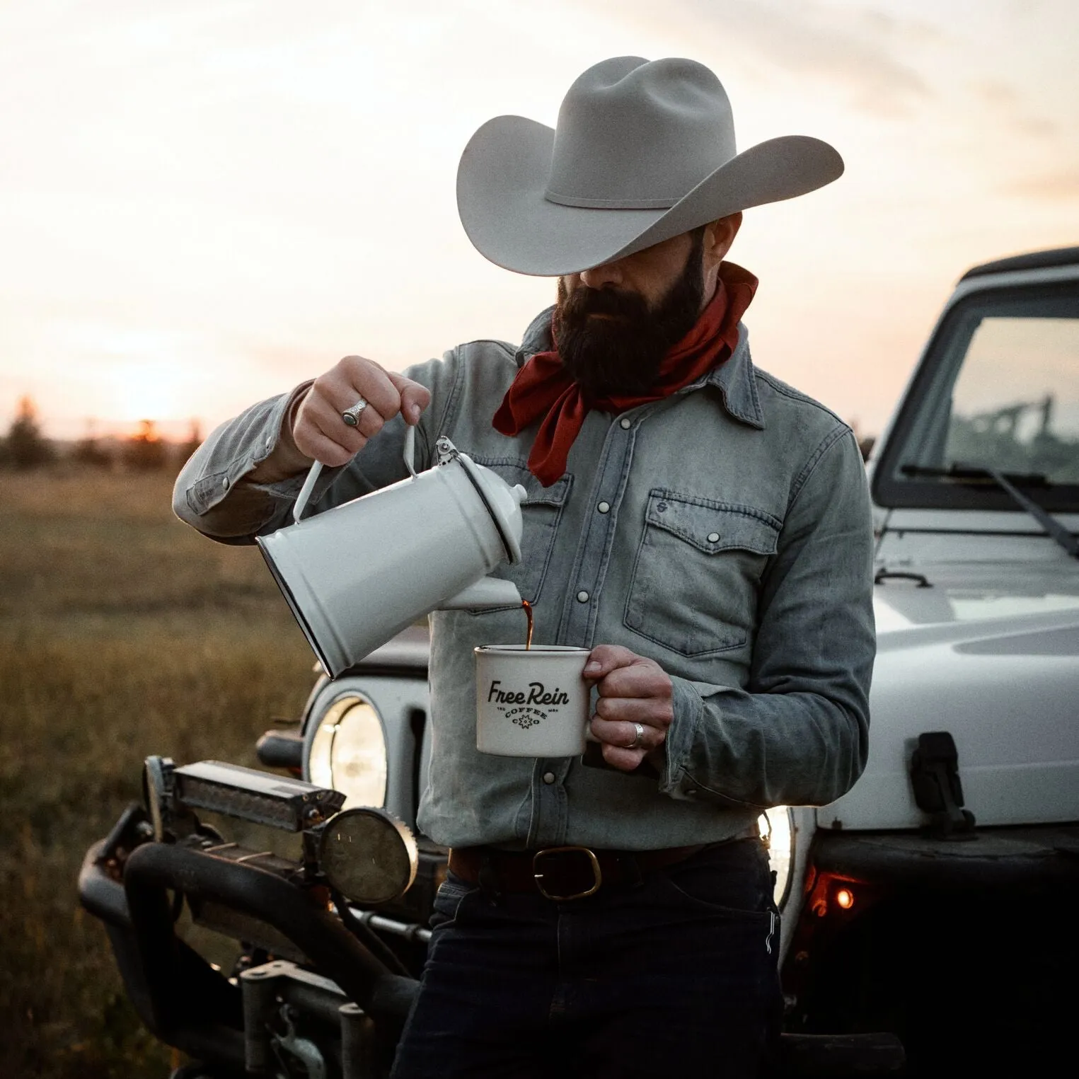 Stetson X Free Rein Cowboy Coffee Pod Kit -STETSON