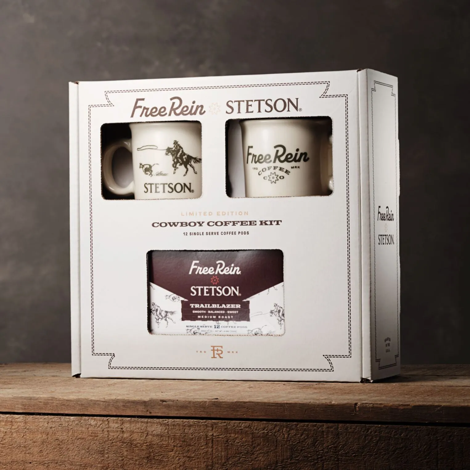 Stetson X Free Rein Cowboy Coffee Pod Kit -STETSON