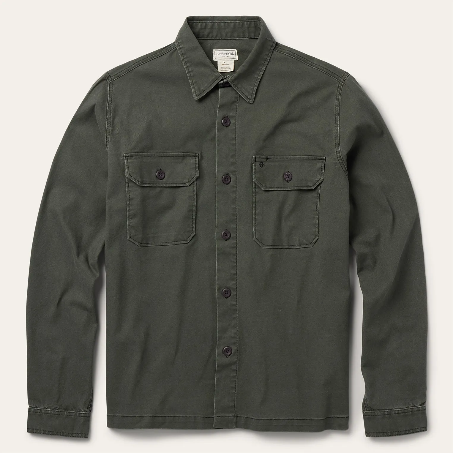 Stretch Canvas Jac-Shirt -STETSON