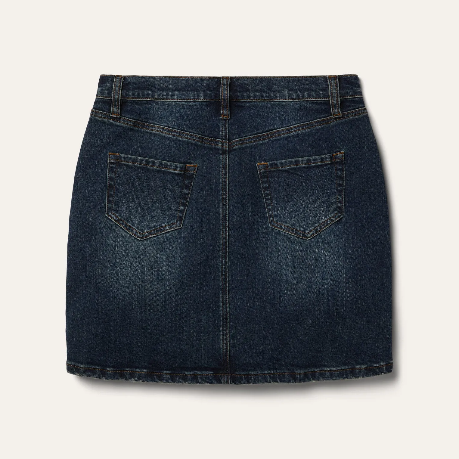 Stretch Denim 5-Pocket Skirt -STETSON