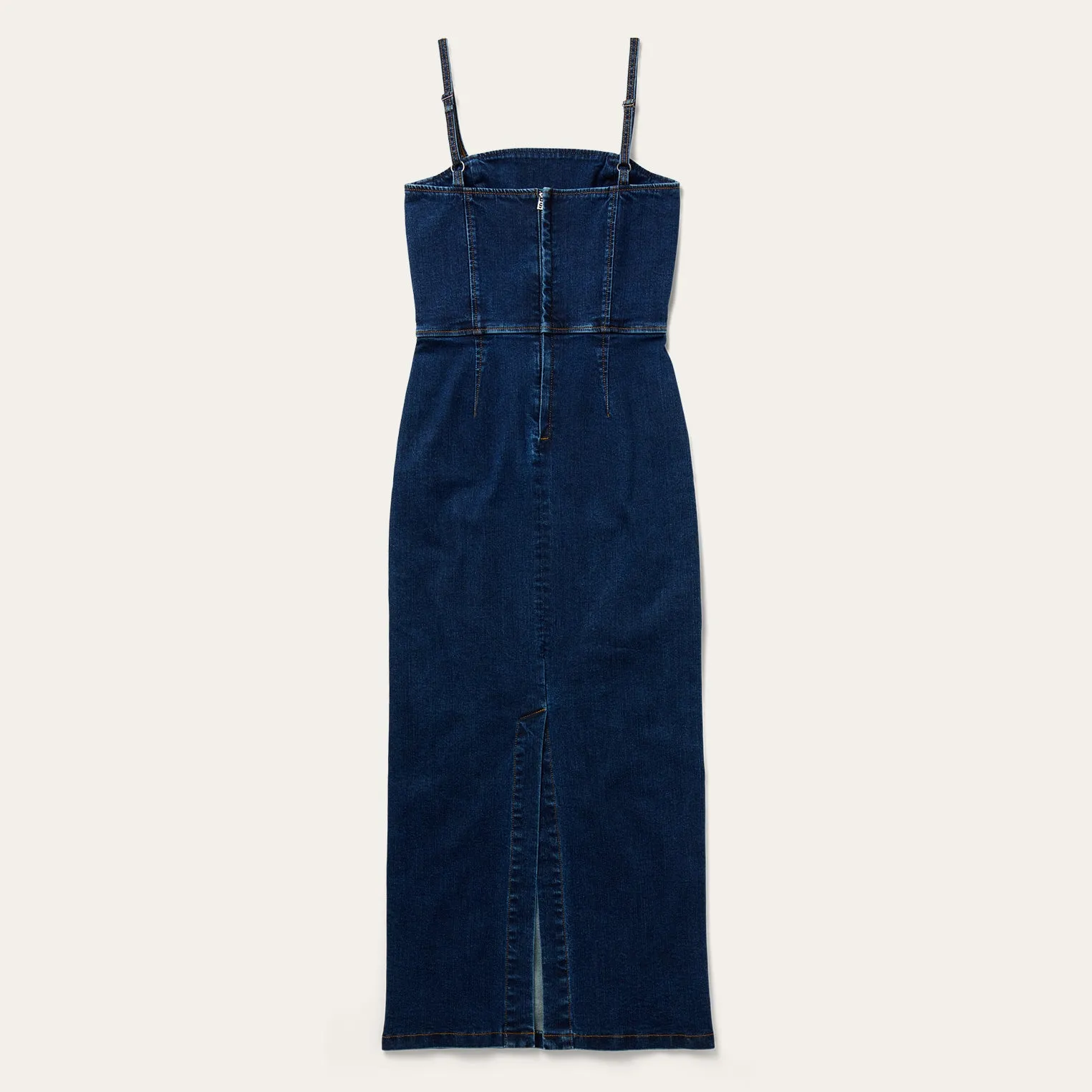 Stretch Denim Fitted Dress -STETSON