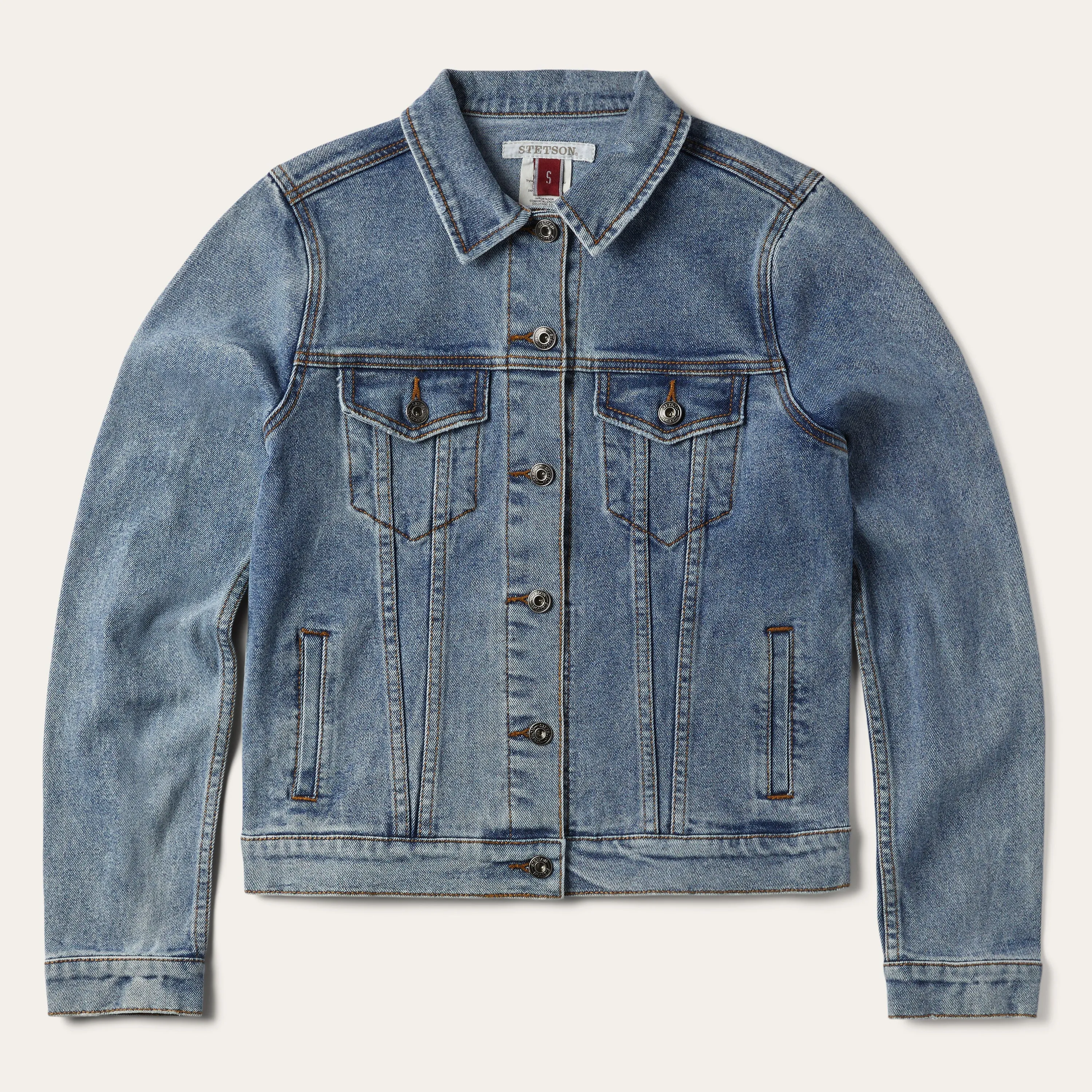 Stretch Denim Jacket -STETSON