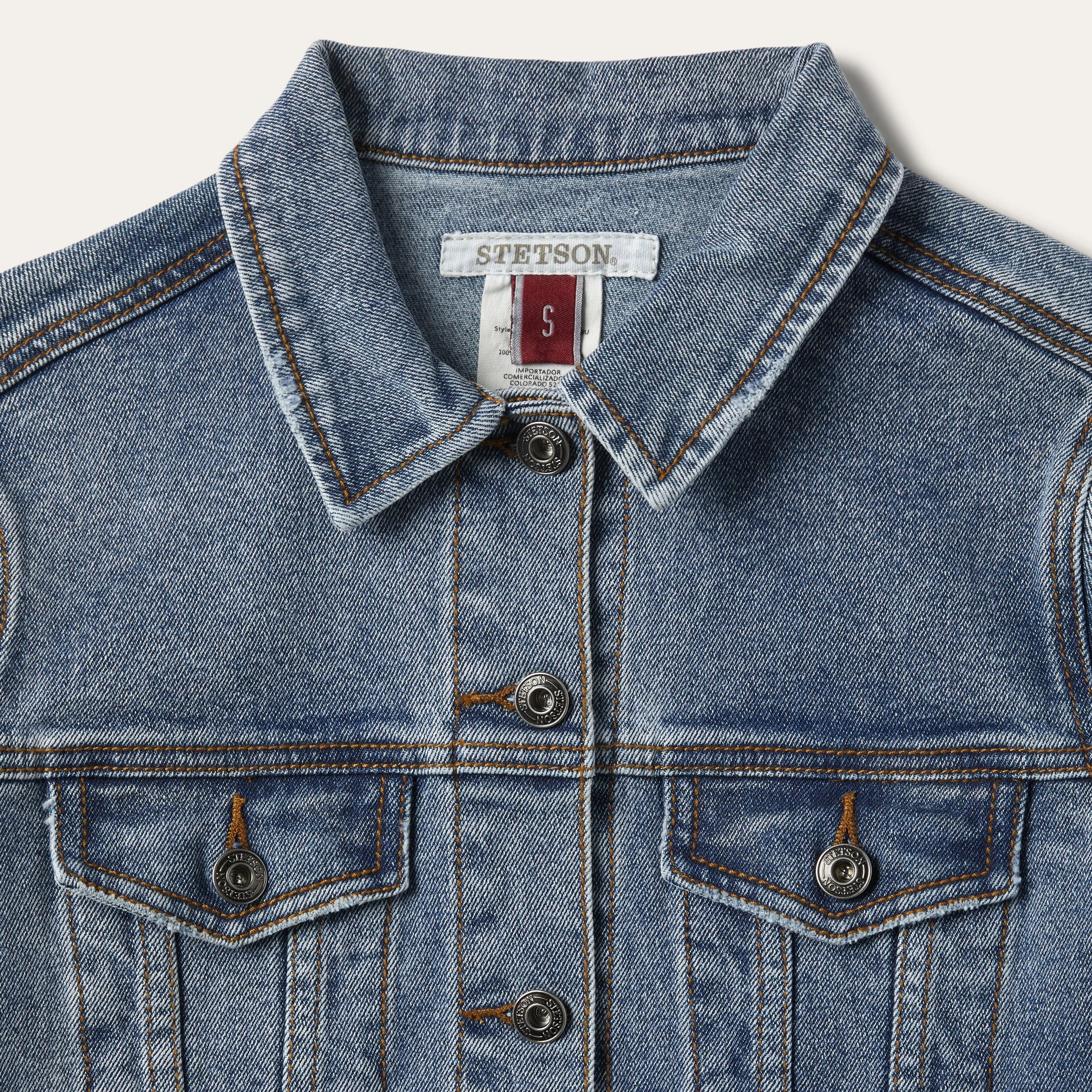 Stretch Denim Jacket -STETSON