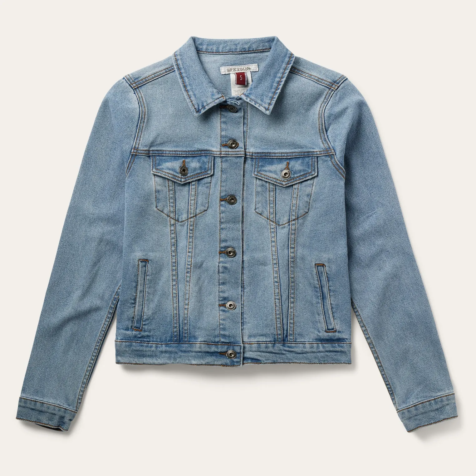Stretch Denim Jacket -STETSON