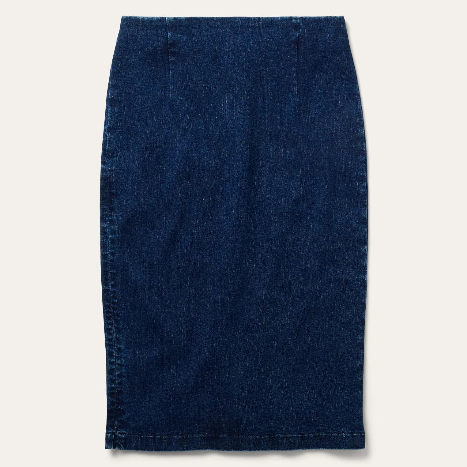 Stretch Denim Pencil Skirt -STETSON