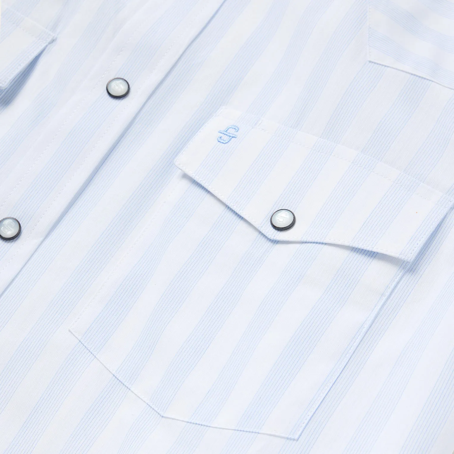 Stripe Oxford Western Shirt -STETSON