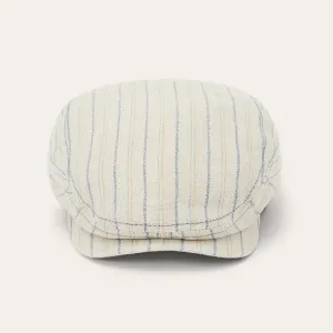 Striped Linen Driver Cap -STETSON
