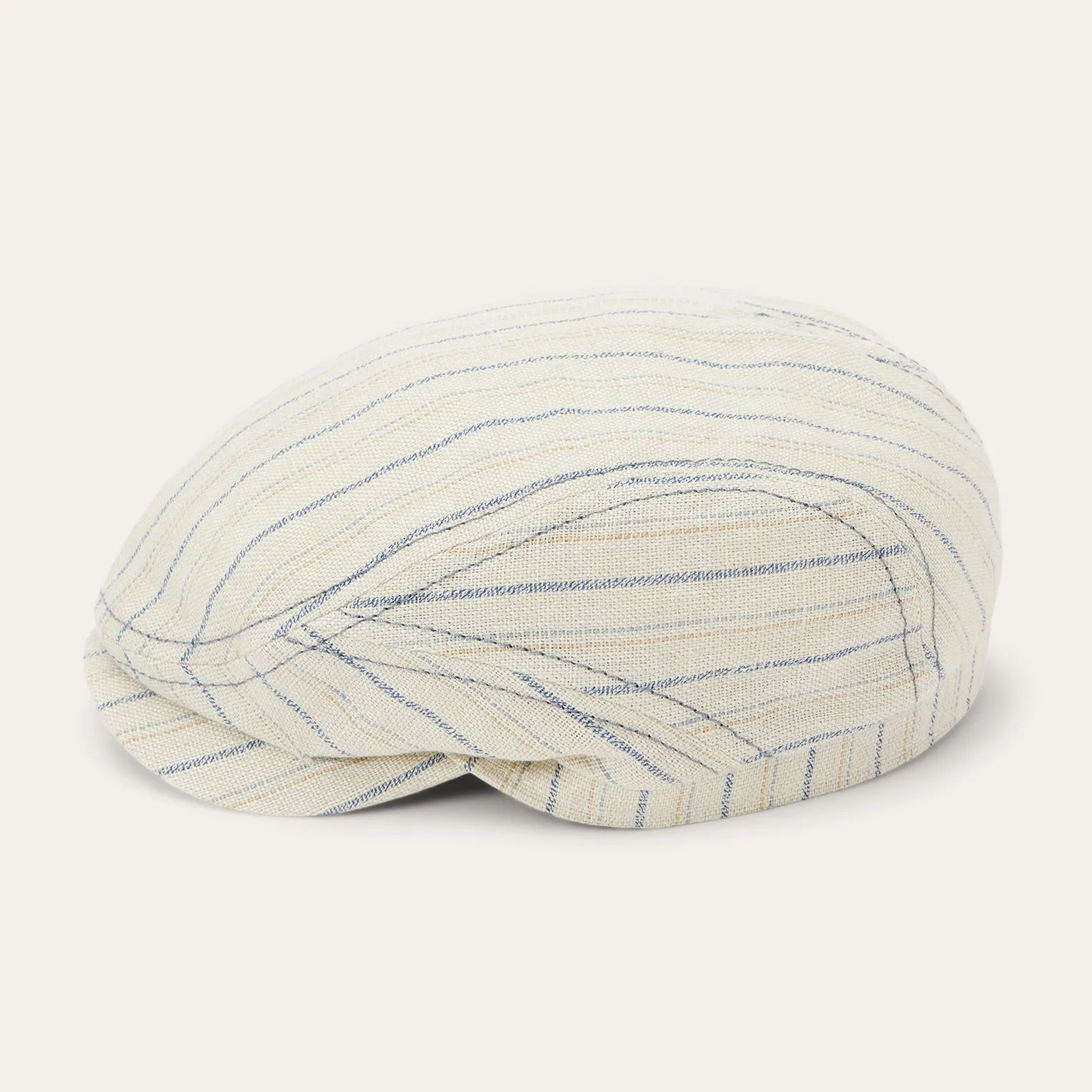 Striped Linen Driver Cap -STETSON