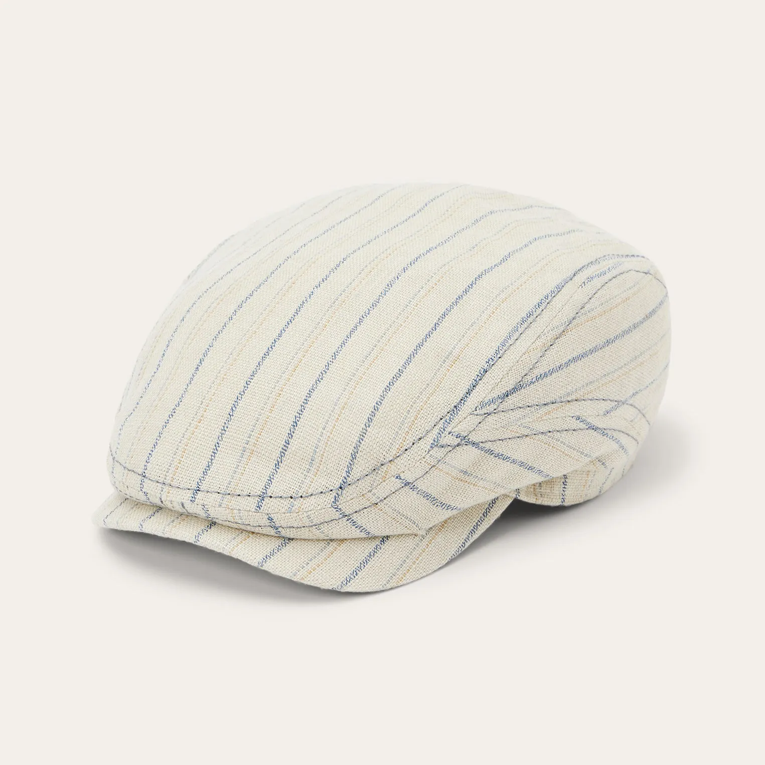 Striped Linen Driver Cap -STETSON
