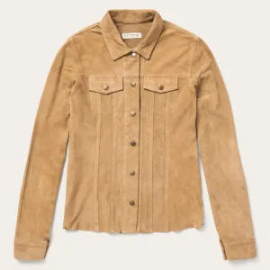 Suede Denim Shirt Jacket -STETSON