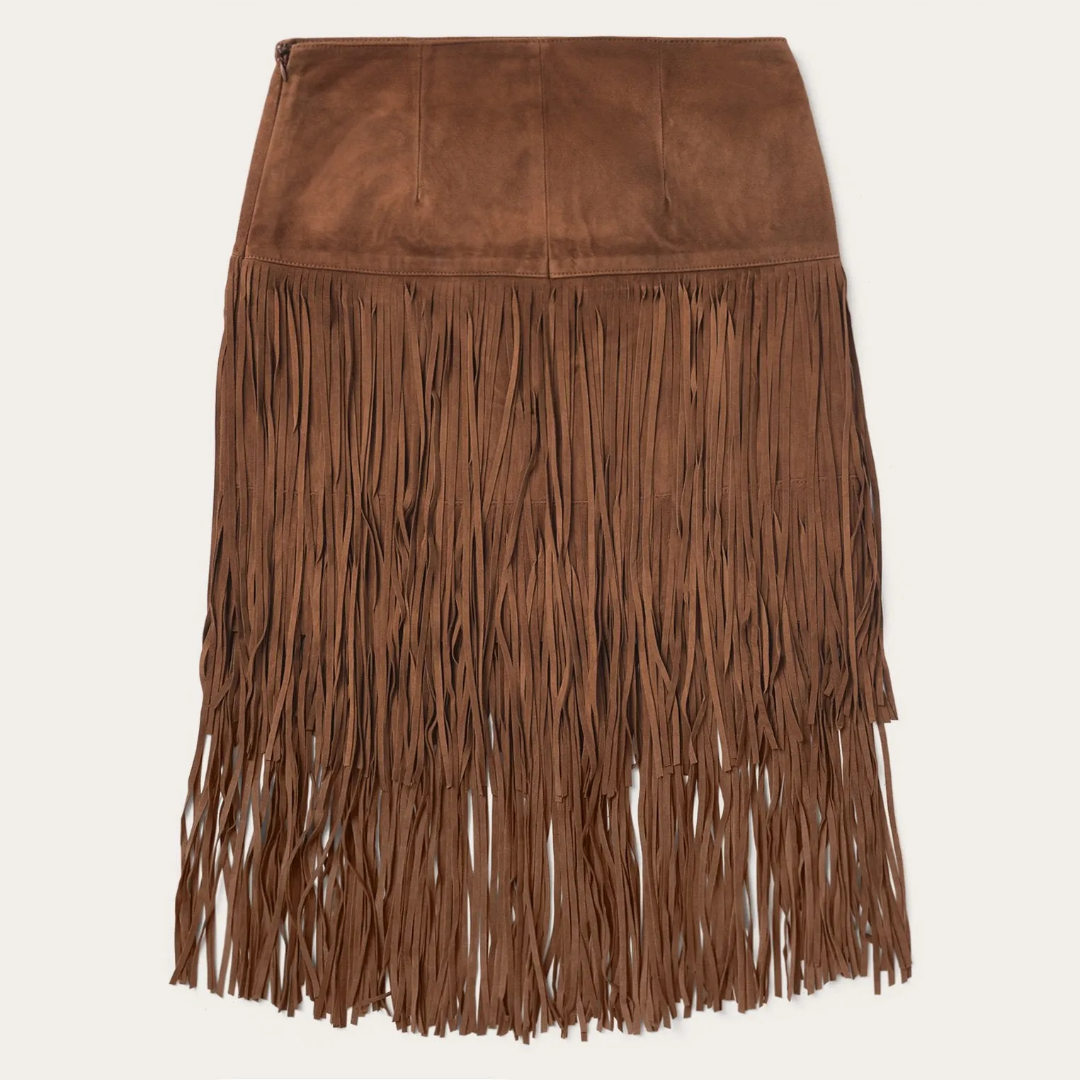 Suede Fringed Skirt -STETSON