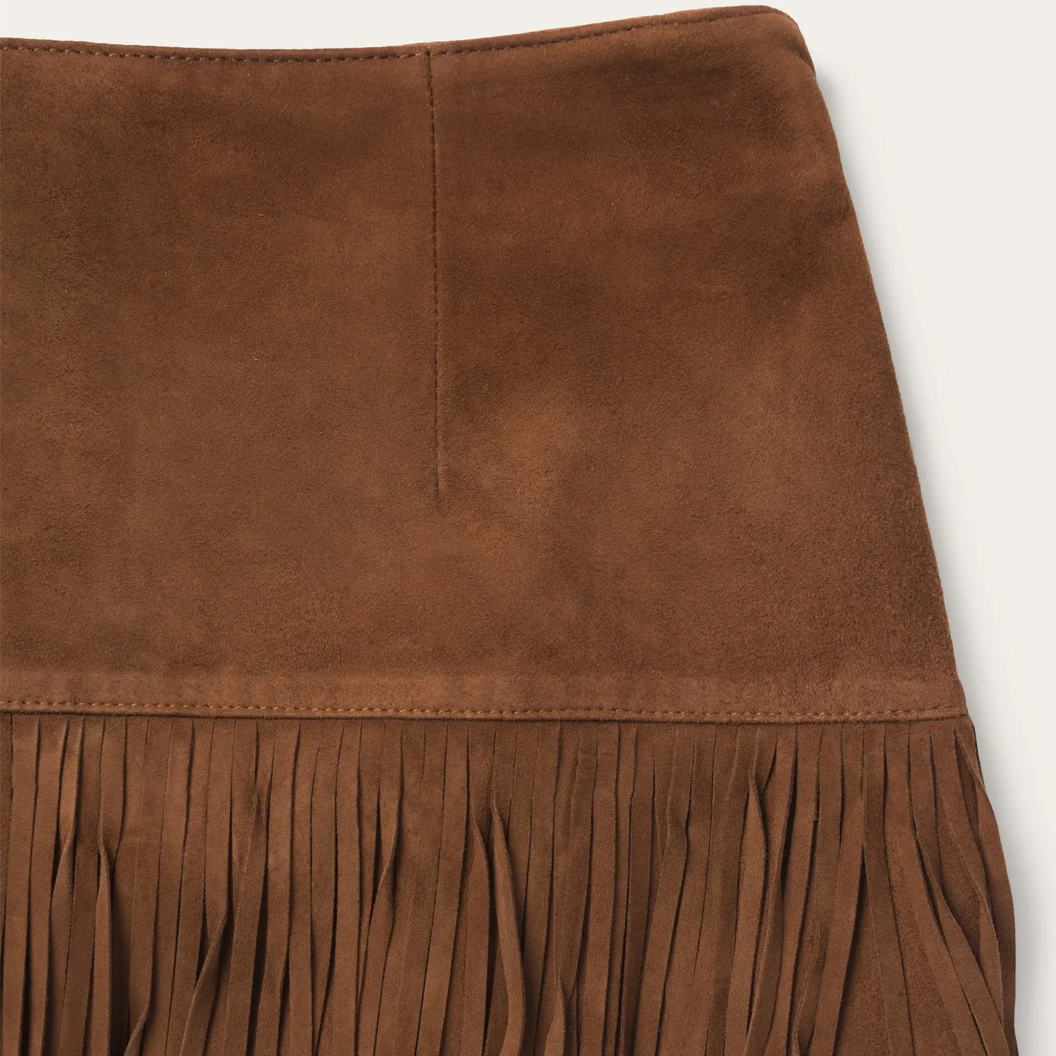 Suede Fringed Skirt -STETSON