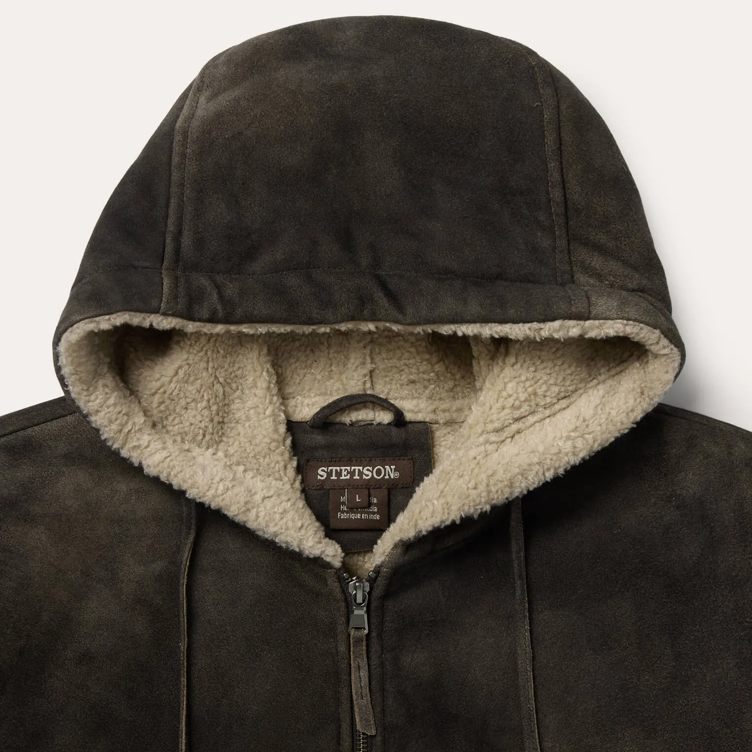 Suede Hooded Jacket -STETSON