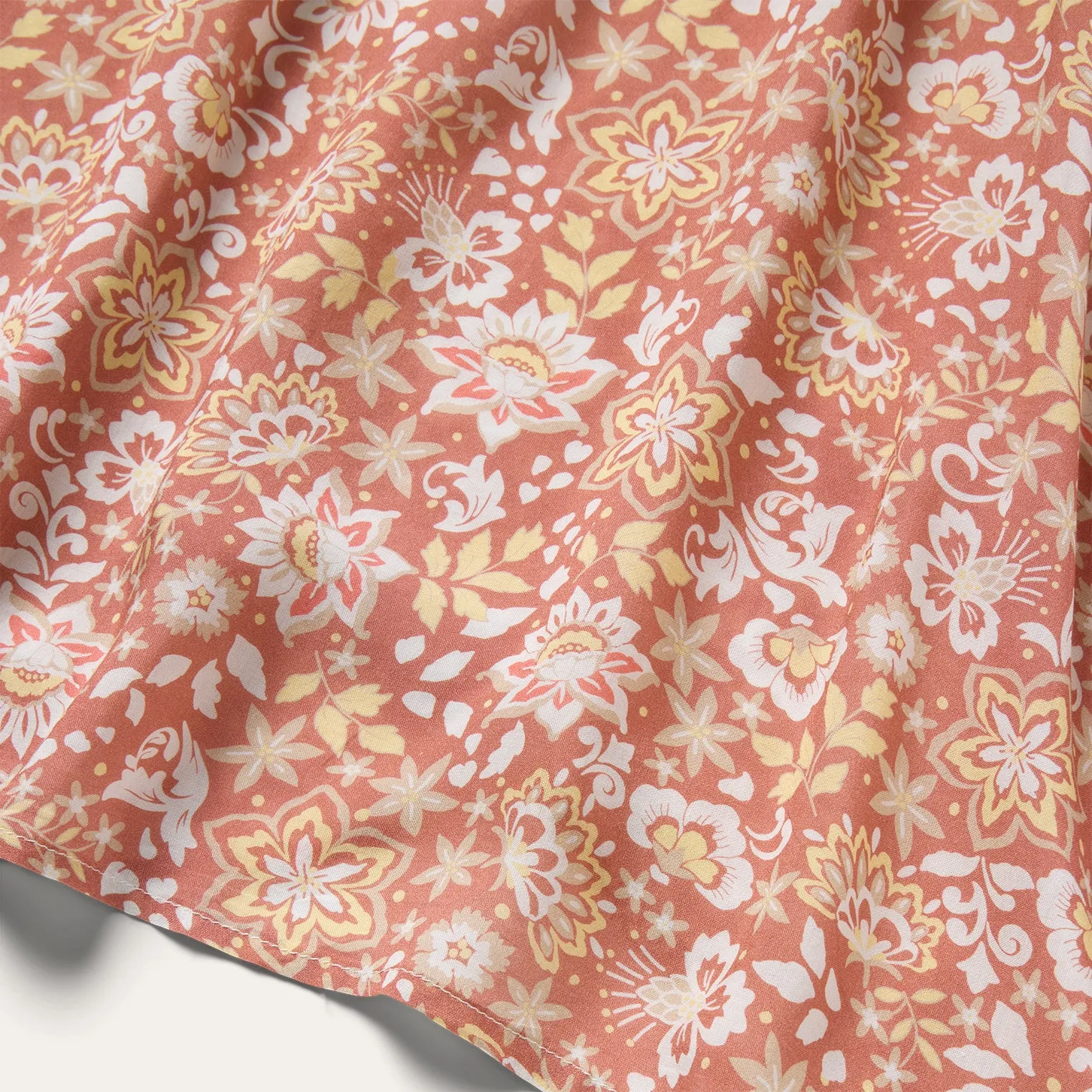 Sunset Floral Print Rayon Dress -STETSON