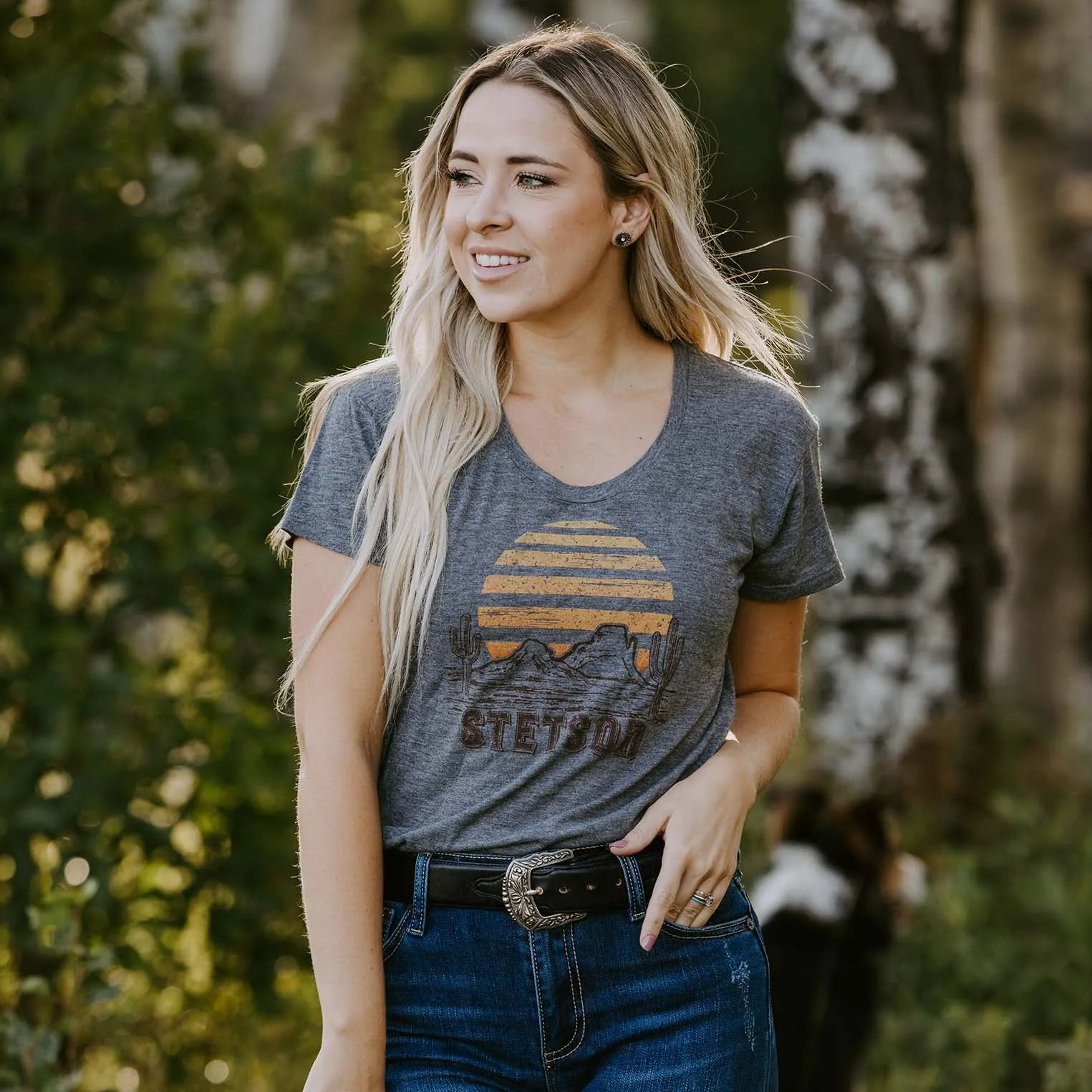 Sunset Graphic Tee -STETSON