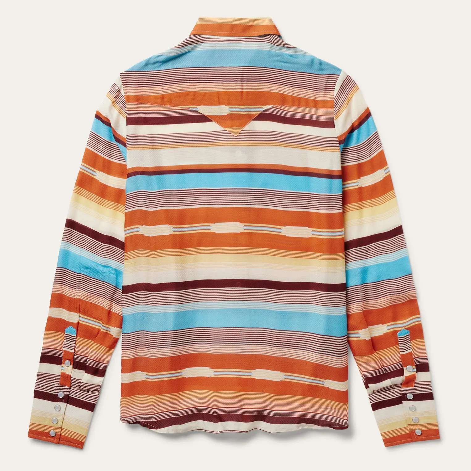 Sunset Serape Print Western Shirt -STETSON