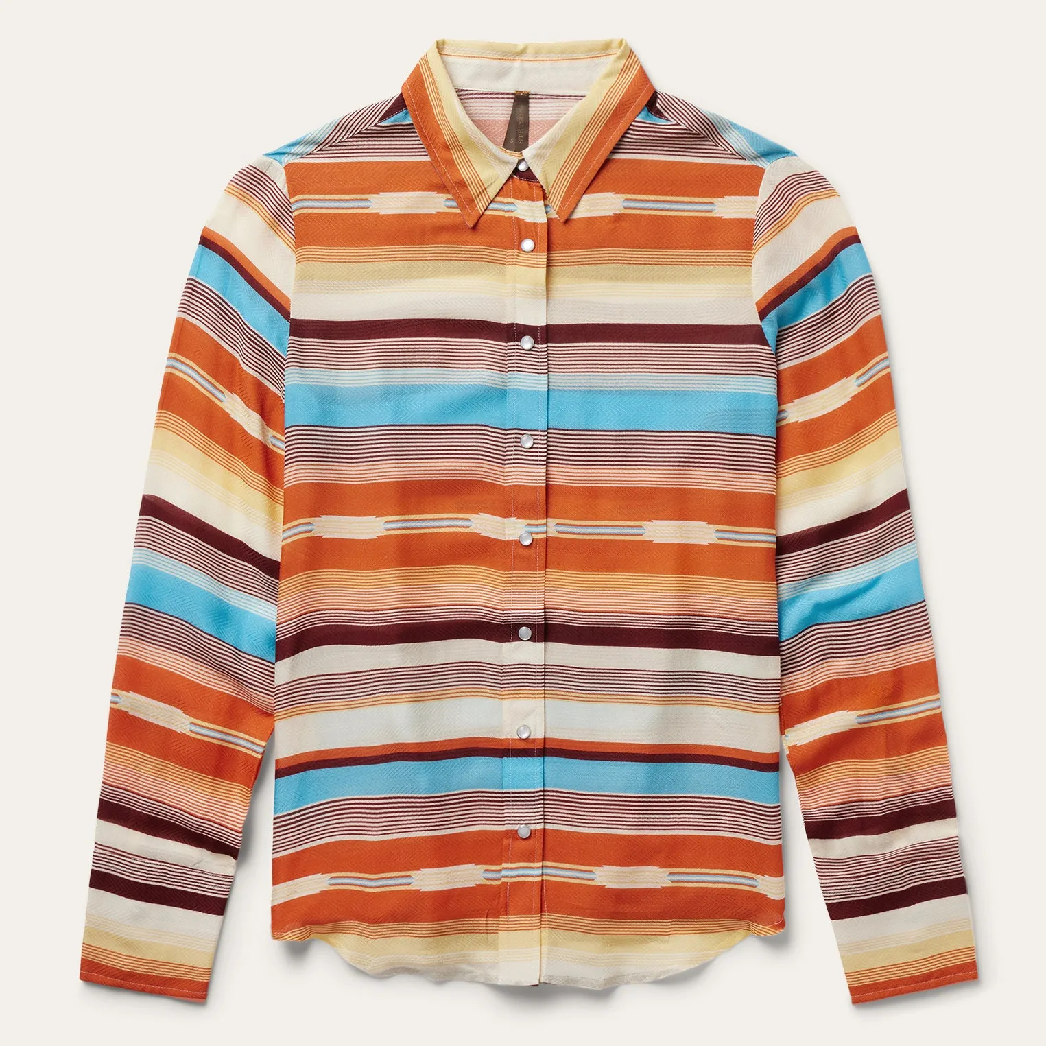 Sunset Serape Print Western Shirt -STETSON