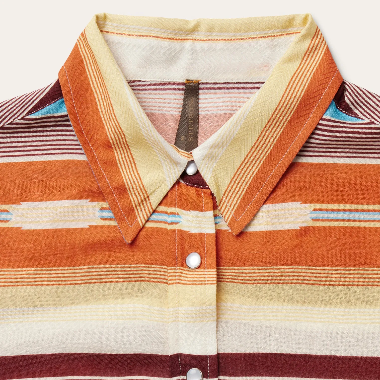 Sunset Serape Print Western Shirt -STETSON