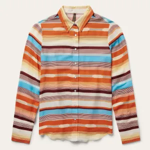 Sunset Serape Print Western Shirt -STETSON
