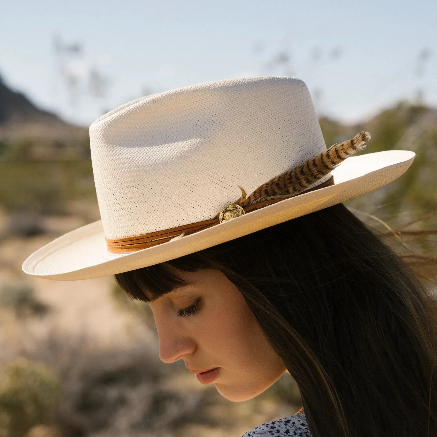 Tallahassee Shantung Straw Fedora -STETSON