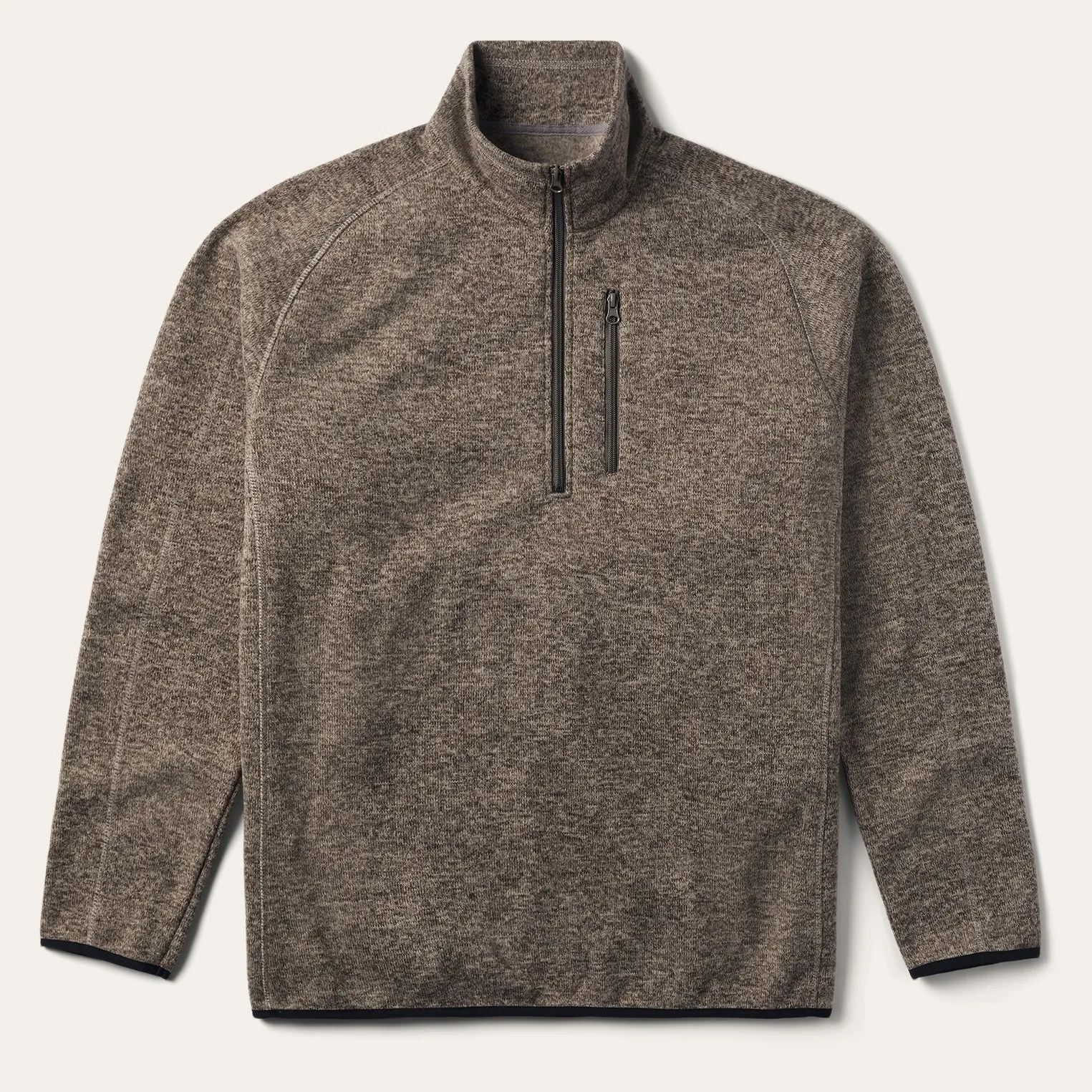 Tan Bonded Knit Sweater -STETSON