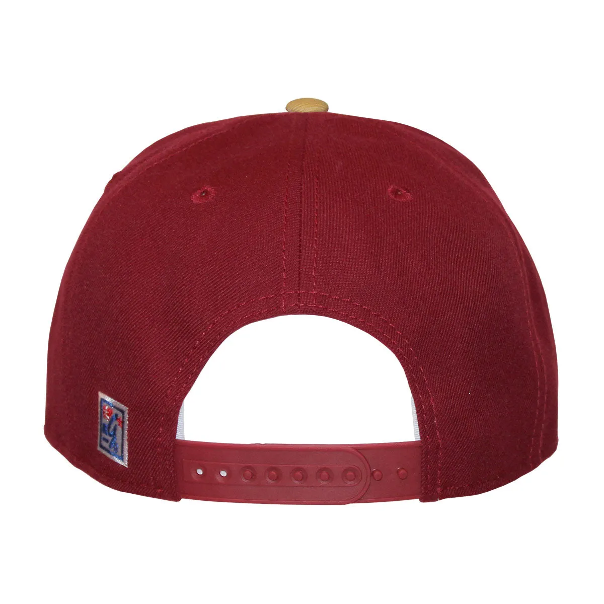 The Game Men's Seminole Logo/Florida State University Design Adjustable Snapback Cap - Garnet/Gold