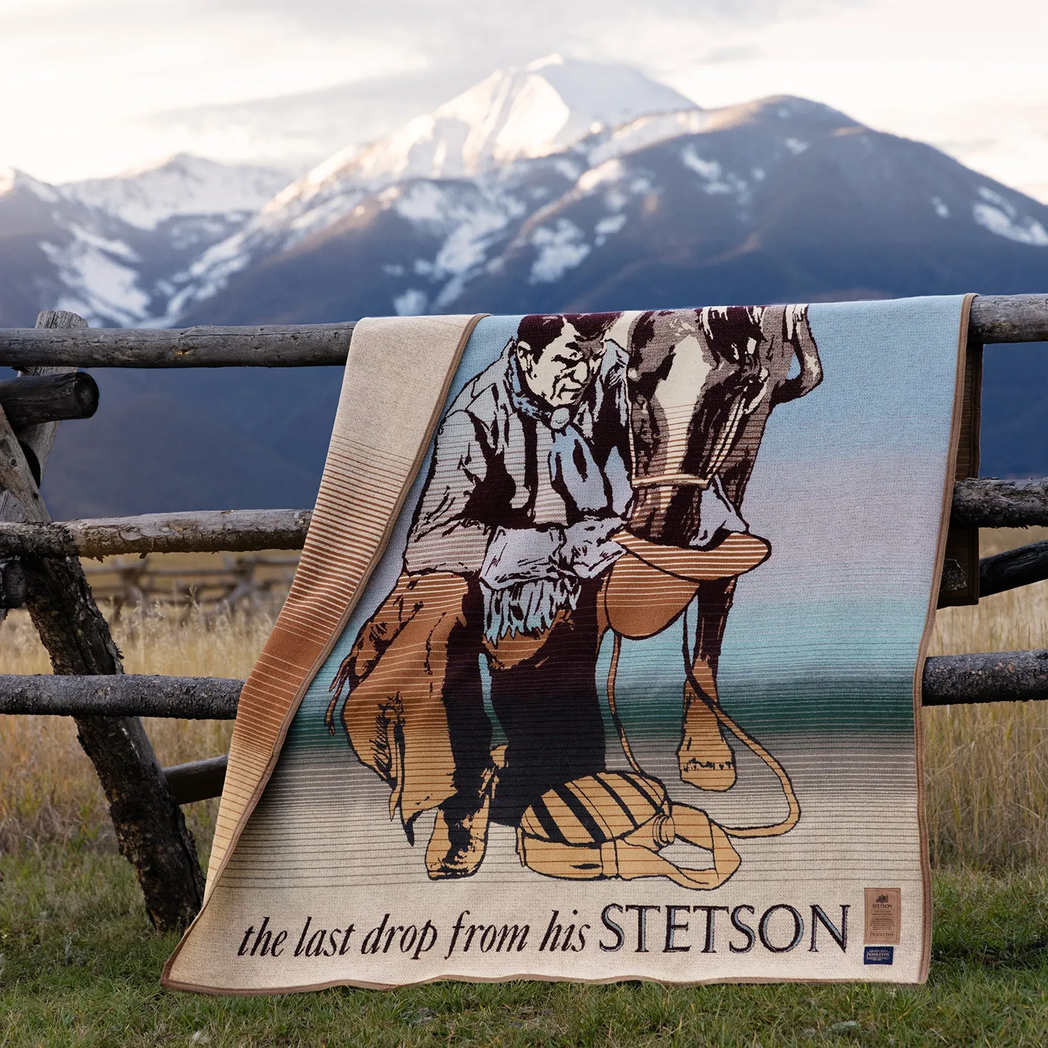 'The Last Drop from His Stetson' Special Edition Blanket -STETSON