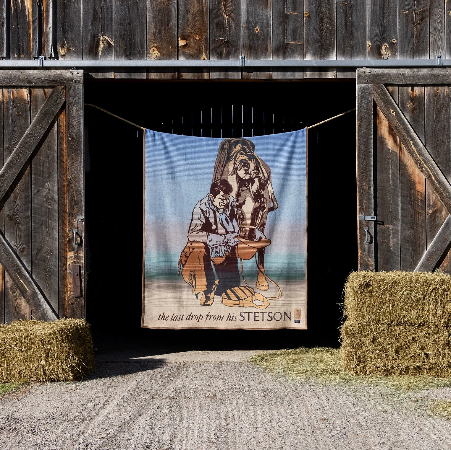 'The Last Drop from His Stetson' Special Edition Blanket -STETSON