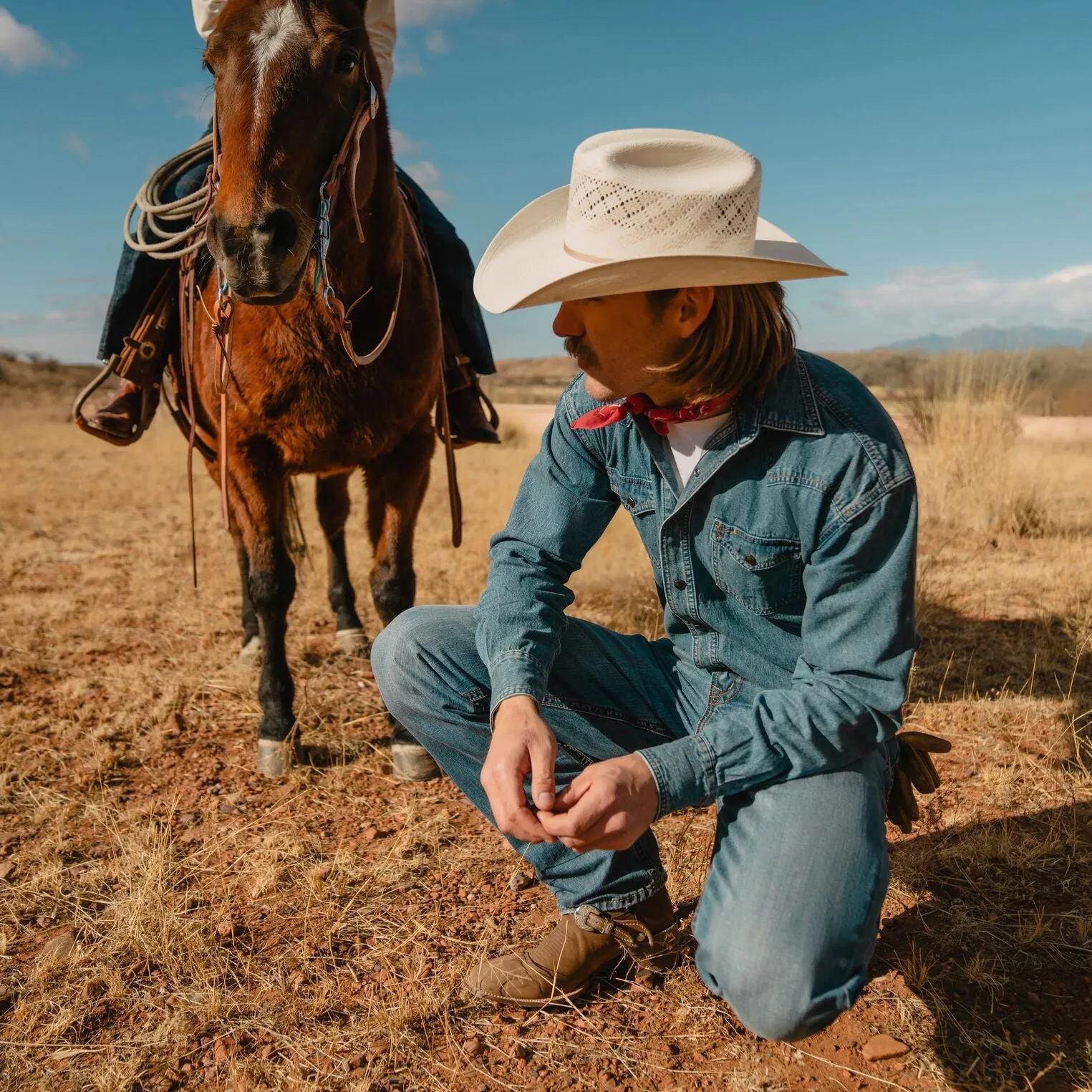 Thunder 10X Straw Cowboy Hat -STETSON