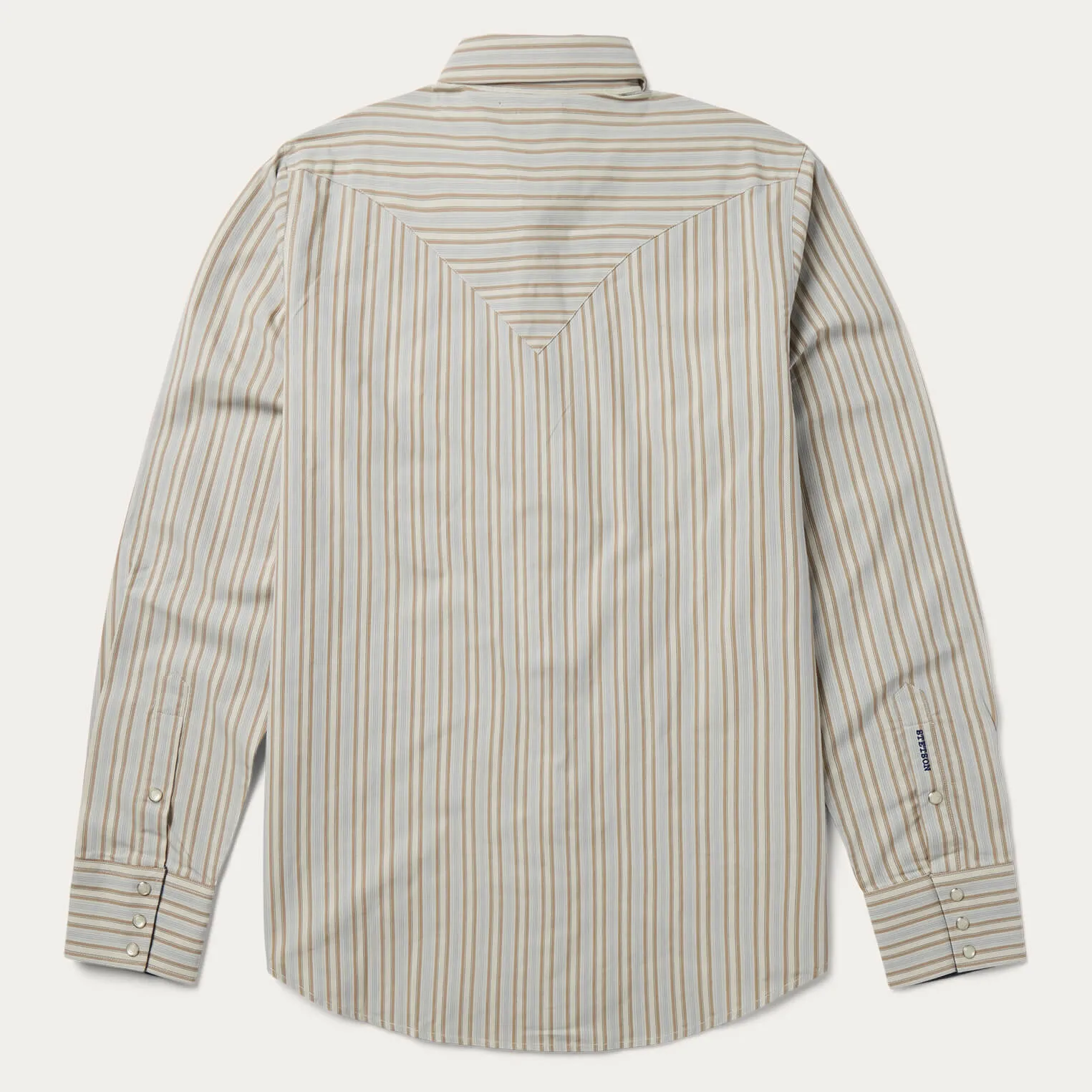 Ticking Stripe Western Shirt -STETSON