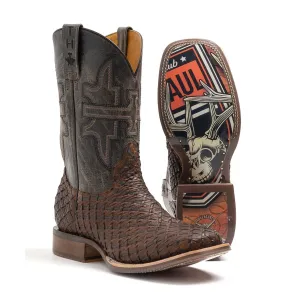 Tin Haul Men's Son of a Buck Hunter Square Toe Boot