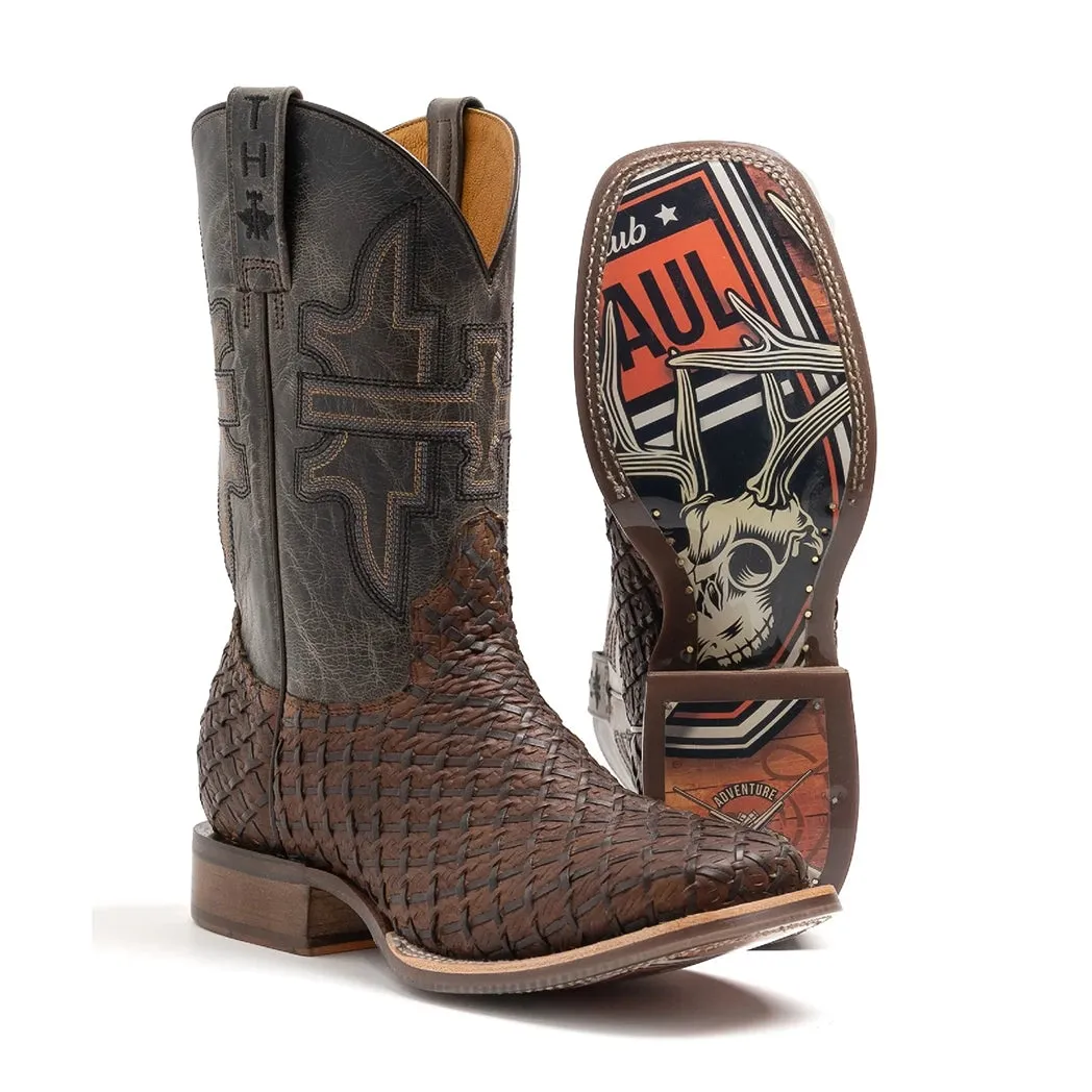 Tin Haul Men's Son of a Buck Hunter Square Toe Boot