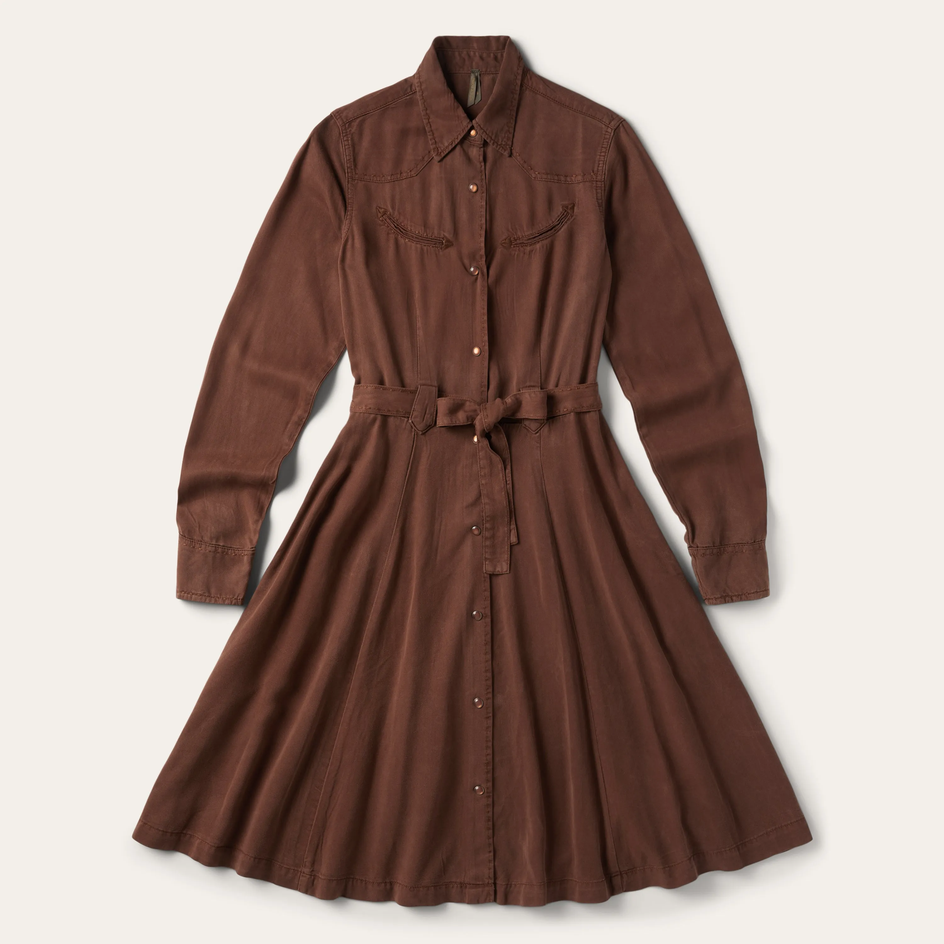 Tobacco Western Dress -STETSON