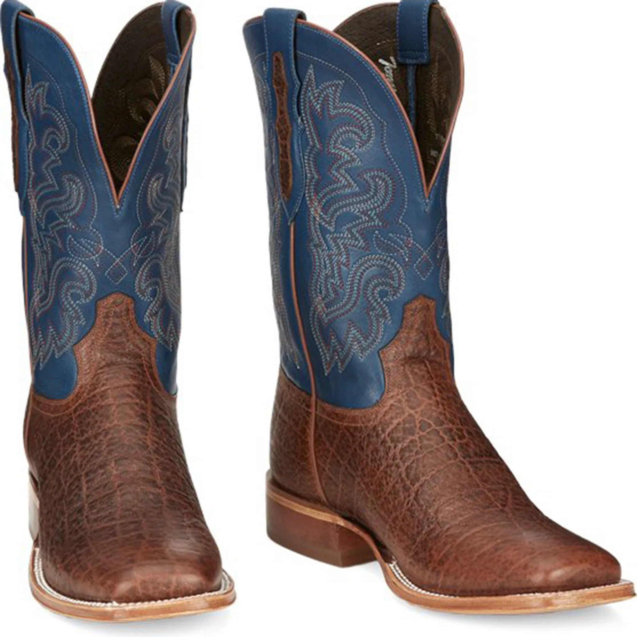 Tony Lama Men's "Jinglebob" Cognac Safari Boots