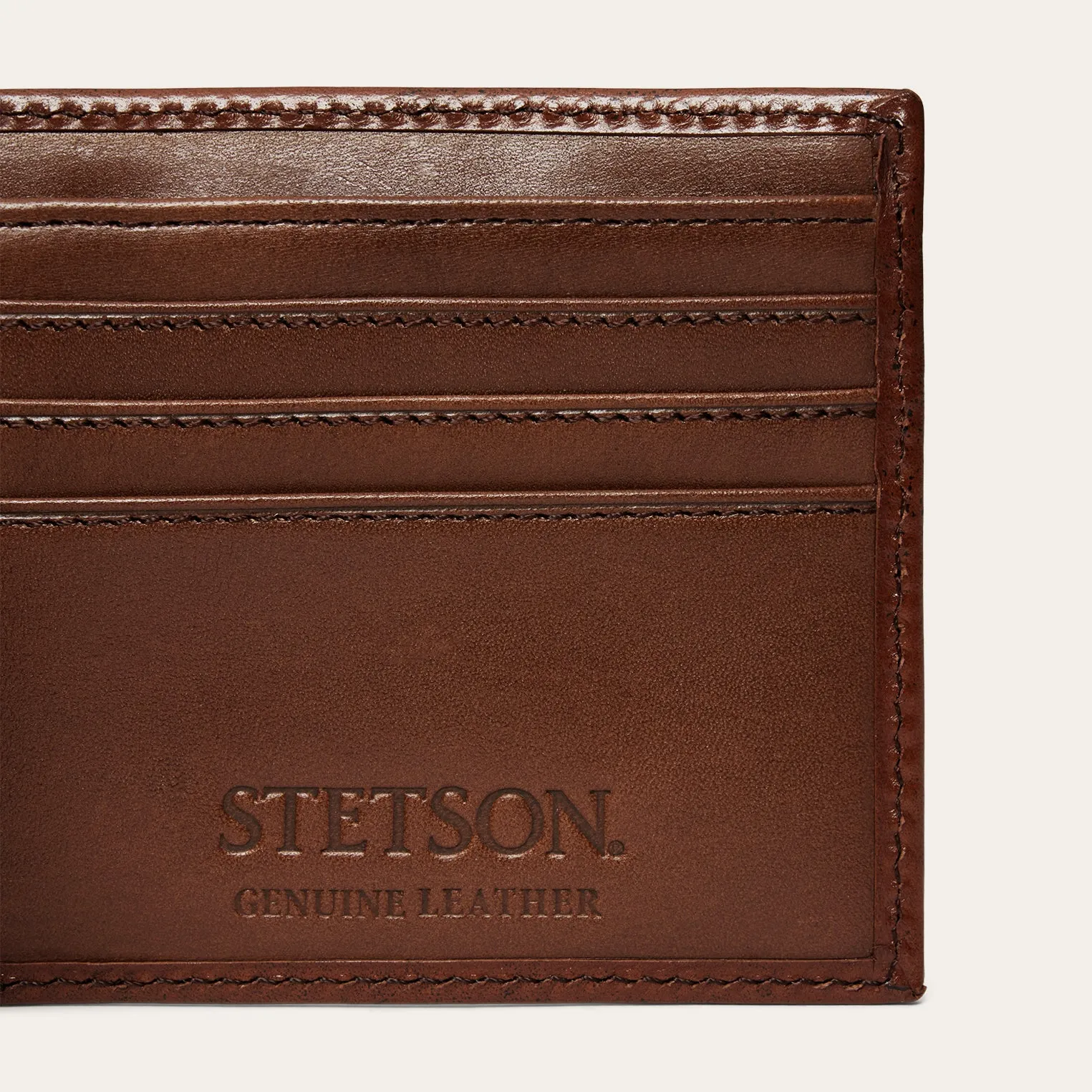 Tooled Bi-Fold Wallet -STETSON