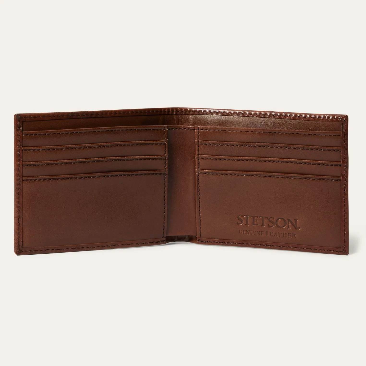 Tooled Bi-Fold Wallet -STETSON
