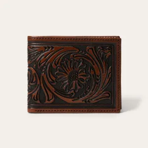 Tooled Bi-Fold Wallet -STETSON
